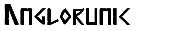Anglorunic font
