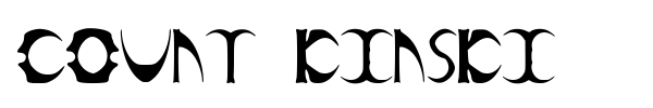 Count Kinski font preview