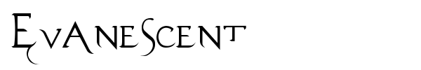Evanescent font preview