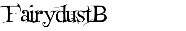 FairydustB font preview