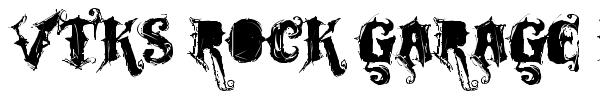 VTKS Rock Garage Band font