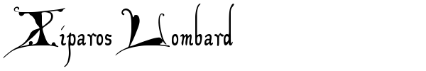 Xiparos Lombard font preview