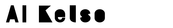 AI Kelso font preview