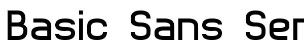 Basic Sans Serif 7 font preview
