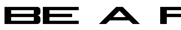 Be A Pro font