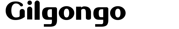 Gilgongo font