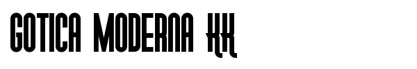 Gotica Moderna KK font