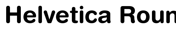 Helvetica Rounded font preview