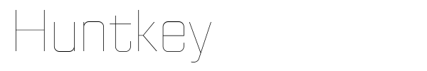 Huntkey font