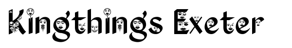 Kingthings Exeter font