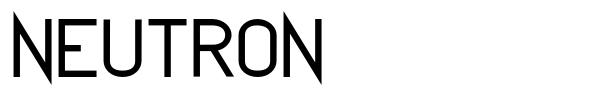 Neutron font