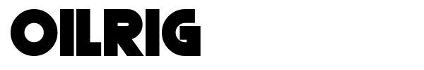 Oilrig font