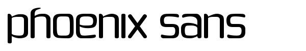Phoenix Sans font