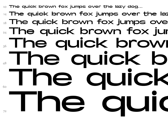 Specify font waterfall