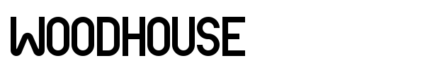 Woodhouse font