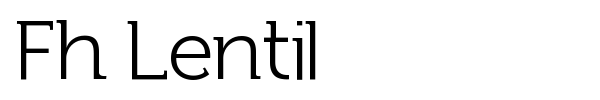 Fh Lentil font
