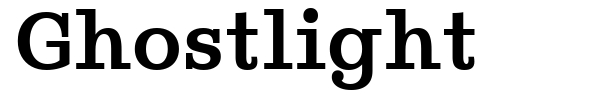 Ghostlight font preview