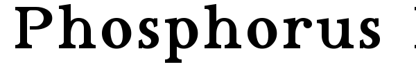 Phosphorus Family font preview