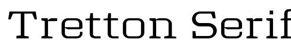 Tretton Serif font