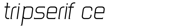 TripSerif CE font