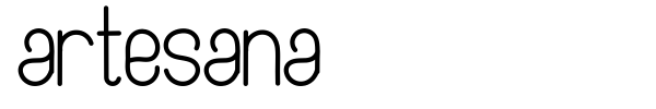 Artesana font