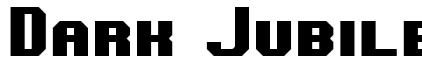 Dark Jubilee font