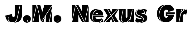 J.M. Nexus Grotesque font preview