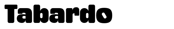 Tabardo font
