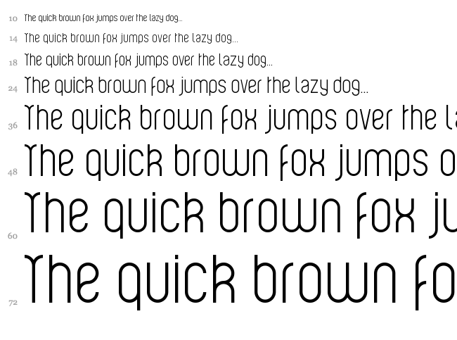 Violette01 font waterfall