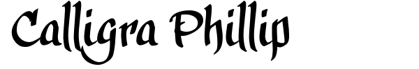 Calligra Phillip font
