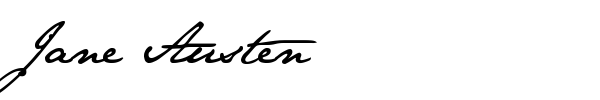 Jane Austen font