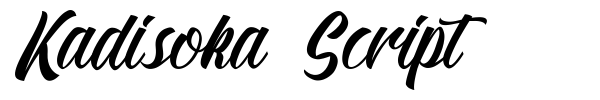 Kadisoka Script font