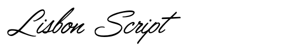 Lisbon Script font