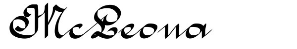 McLeona font
