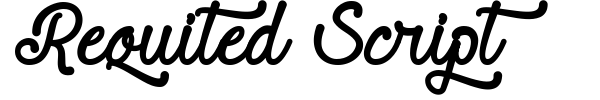 Requited Script font