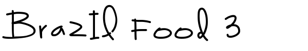 Brazil Food 3 font