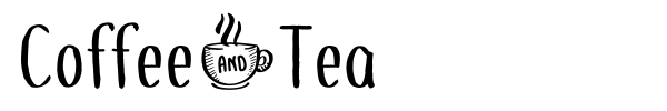 Coffee+Tea font
