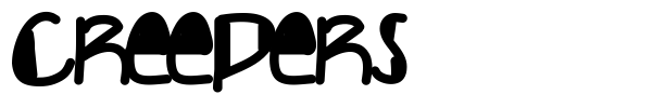 Creepers font