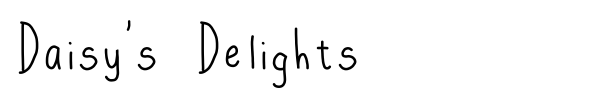 Daisy's Delights font