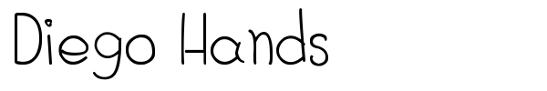 Diego Hands font