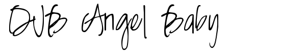 DJB Angel Baby font