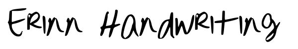 Erinn Handwriting font