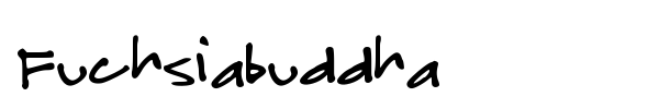 Fuchsiabuddha font preview