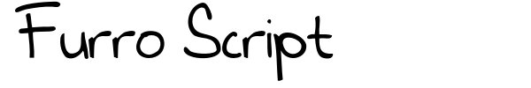 Furro Script font