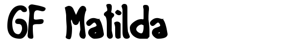 GF Matilda font