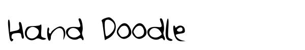 Hand Doodle font