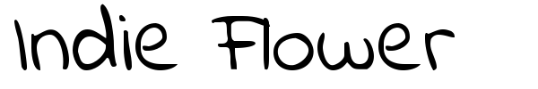 Indie Flower font preview
