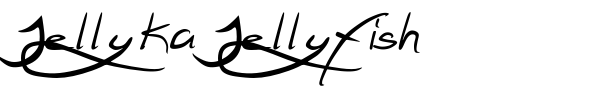 Jellyka Jellyfish font preview