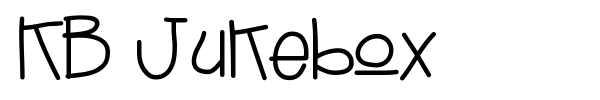 KB Jukebox font