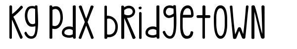 KG Pdx Bridgetown font